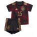 Germany Niklas Sule #15 Replica Away Minikit World Cup 2022 Short Sleeve (+ pants)